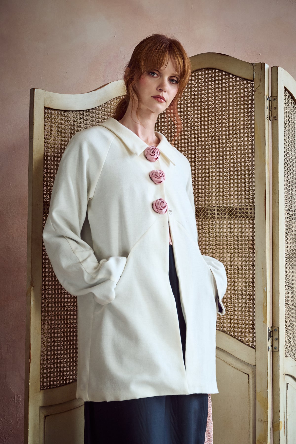Amour Ivory Flower Jacket