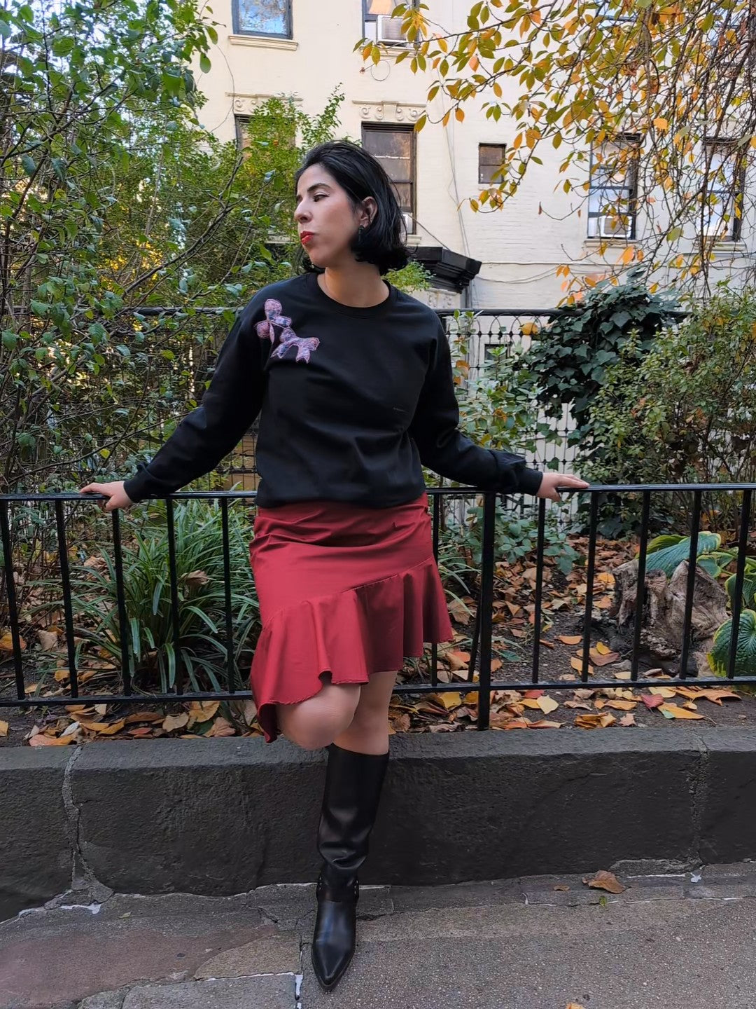 Black Bow Sweatshirt