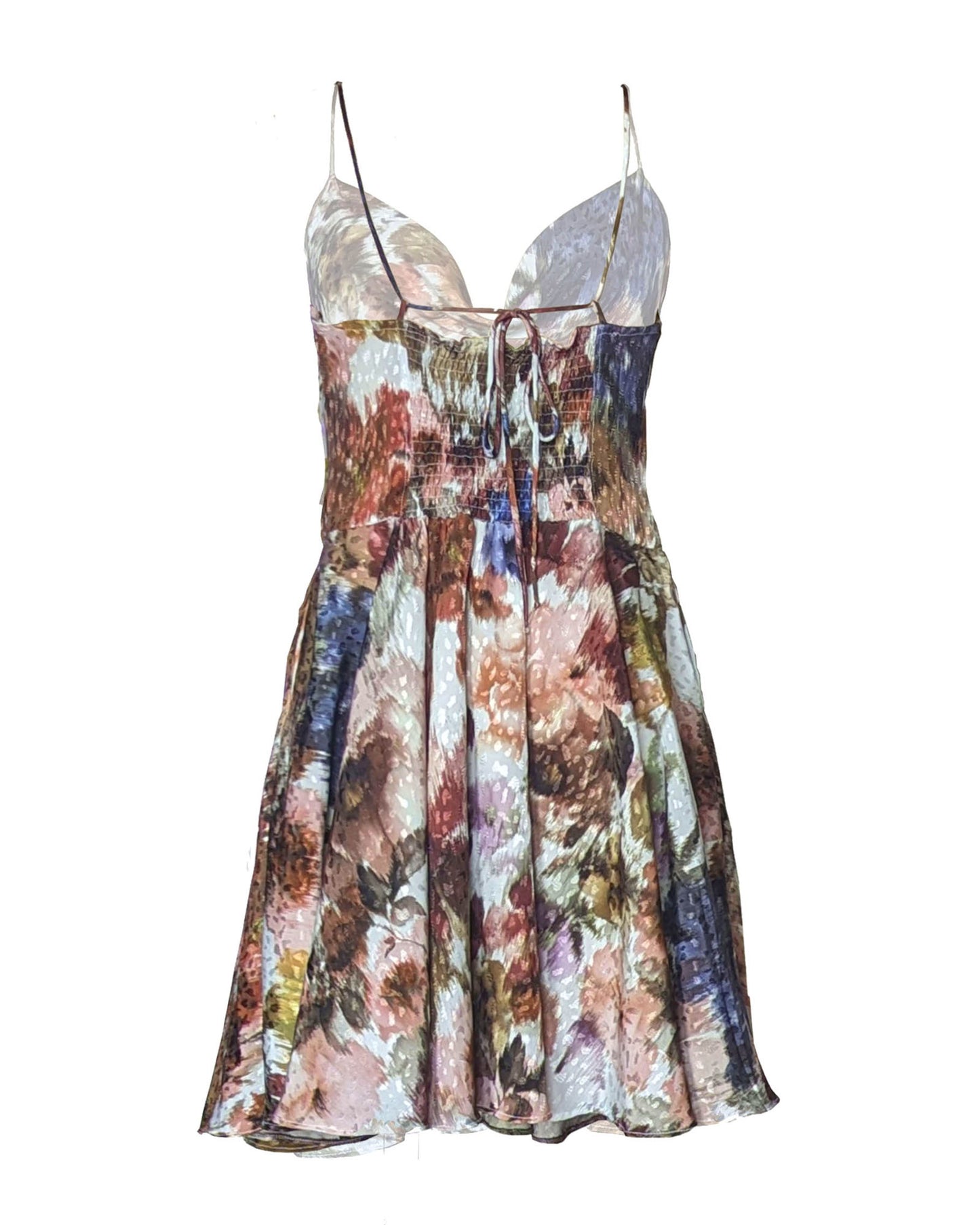 Sofia Veiled Rose Floral Dress