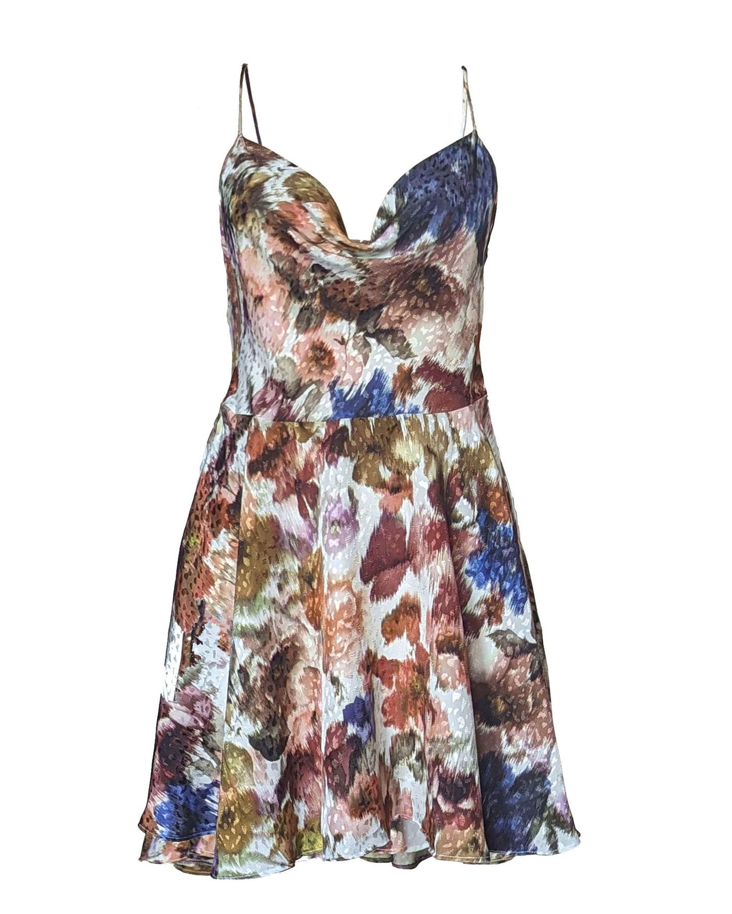 Sofia Veiled Rose Floral Dress