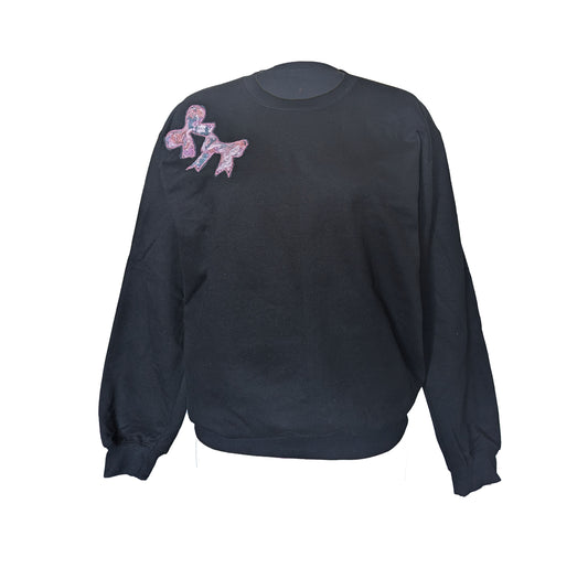 Black Bow Sweatshirt