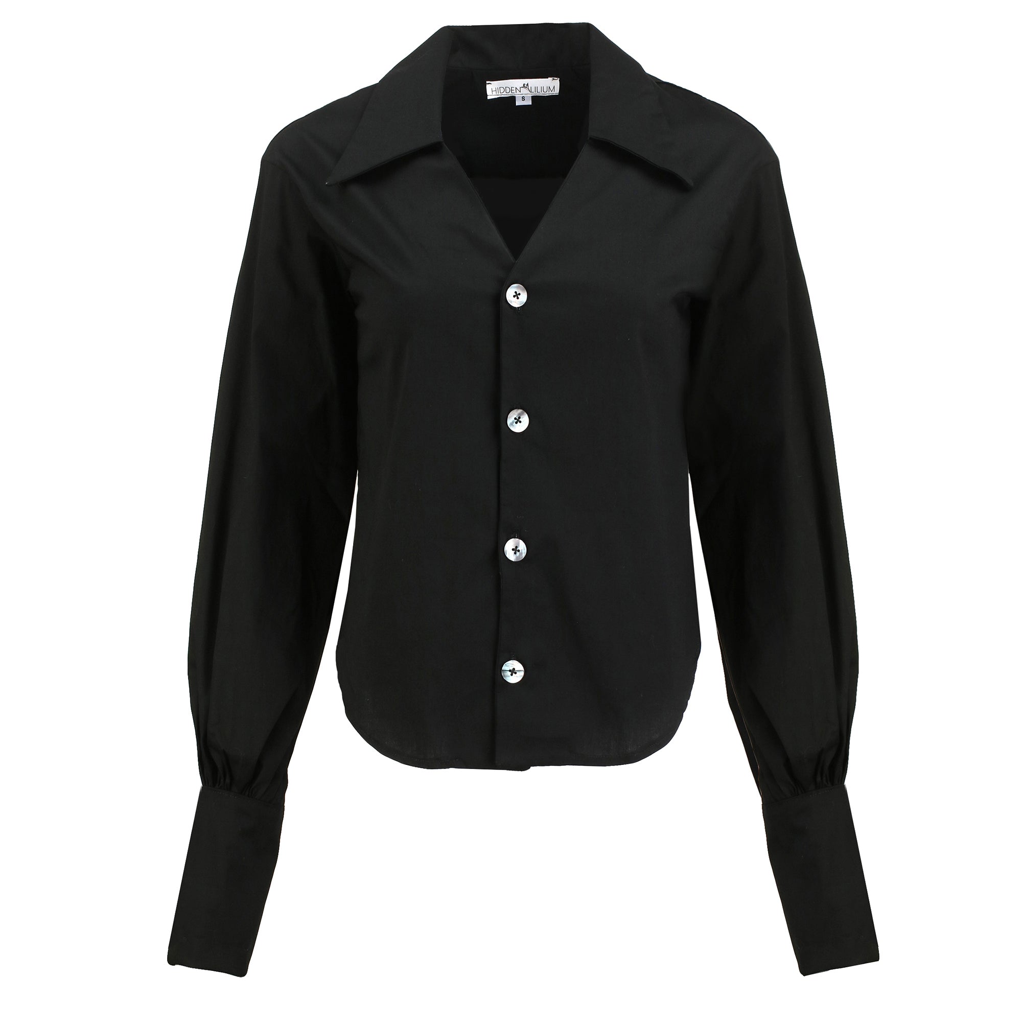heidi black shirt vintage style product shot 