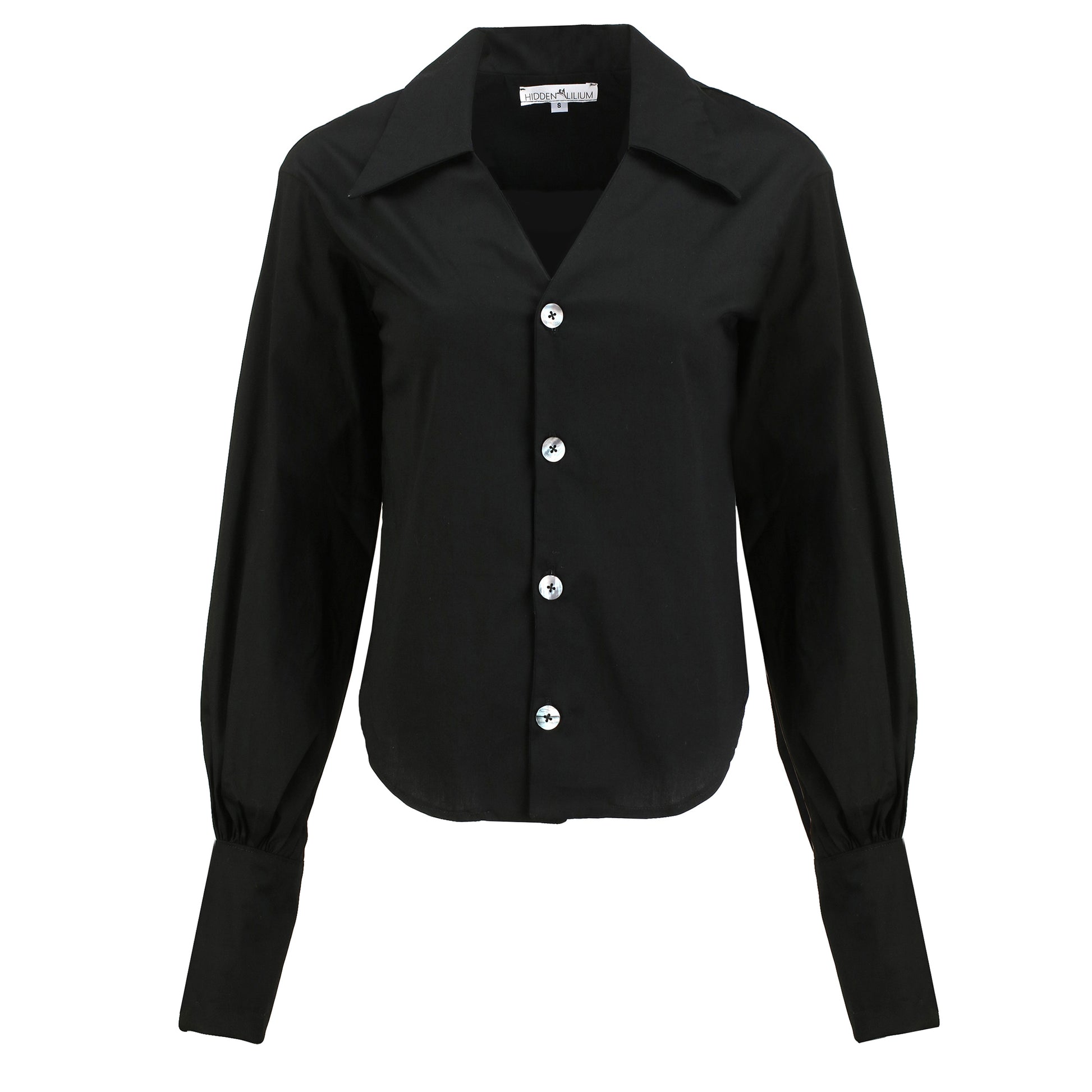 heidi black shirt vintage style product shot 